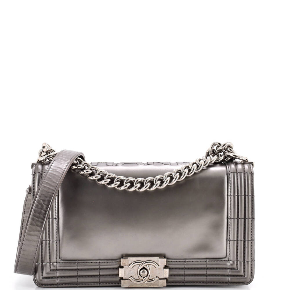 Chanel Old Medium Reverso Boy Flap Bag